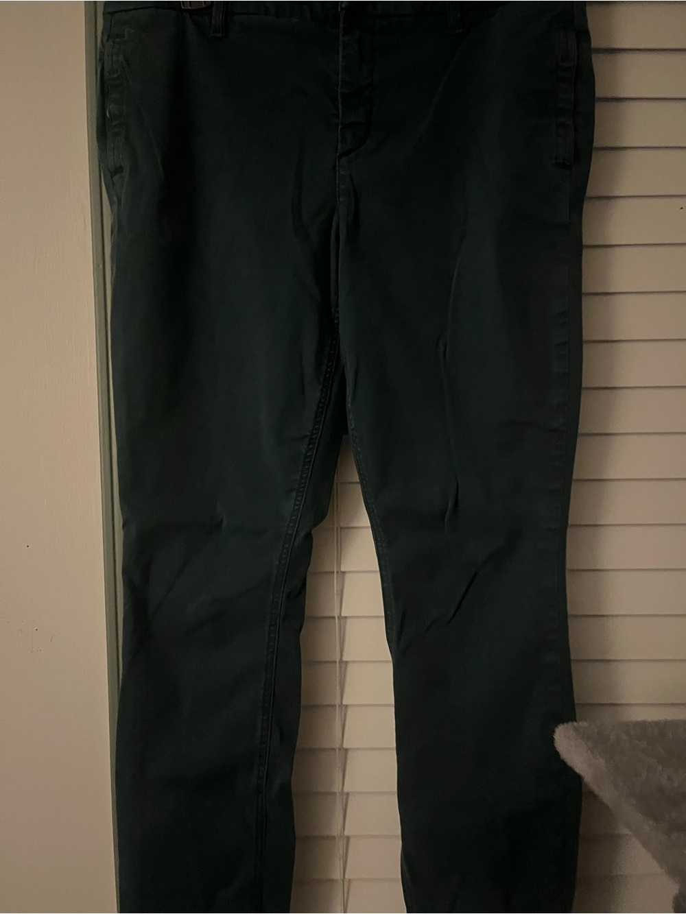 Level 99 Dark Teal Straight-Leg Pants